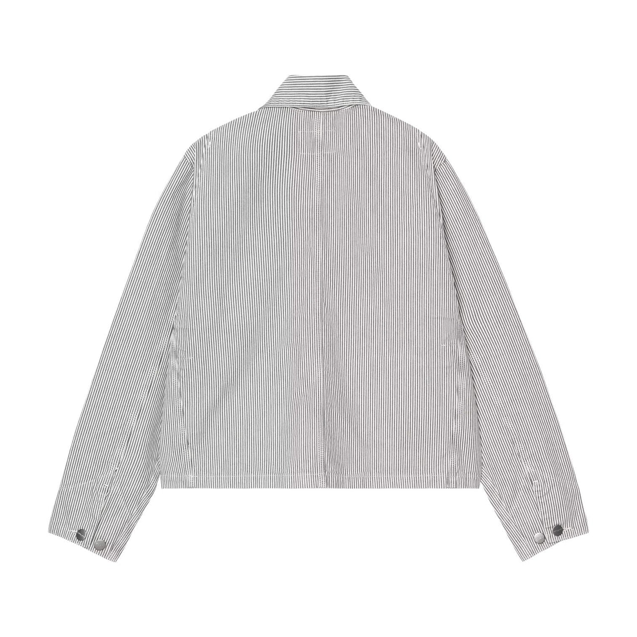 (WMNS) Carhartt WIP Mercer Chore Mercer Stripe Coat 'Graphite' I036511-3OK-06