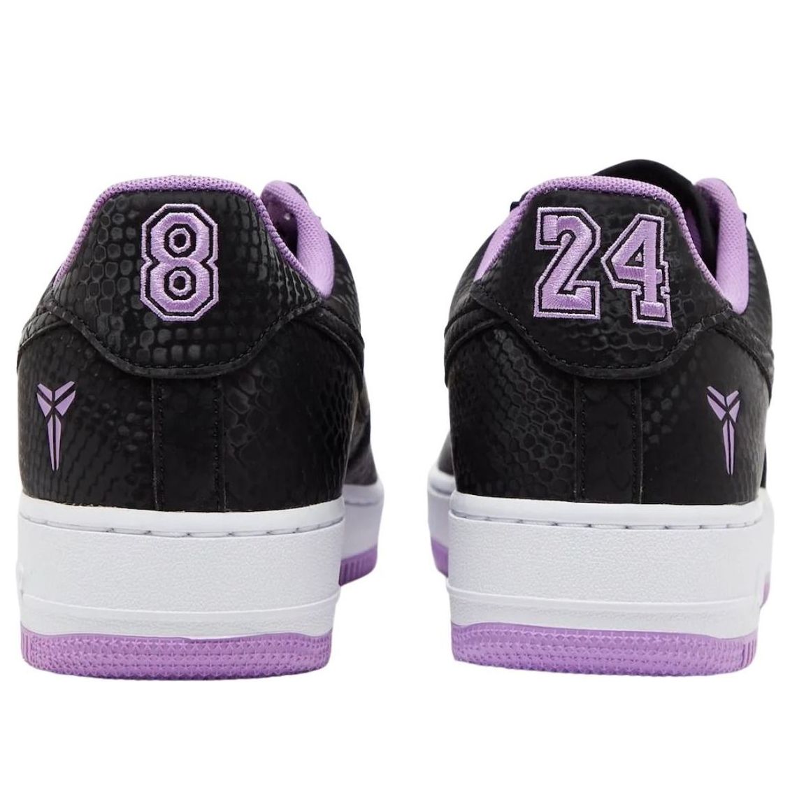 Nike x Kobe Bryant Air Force 1 Low 'Black White Purple' IB0018-007