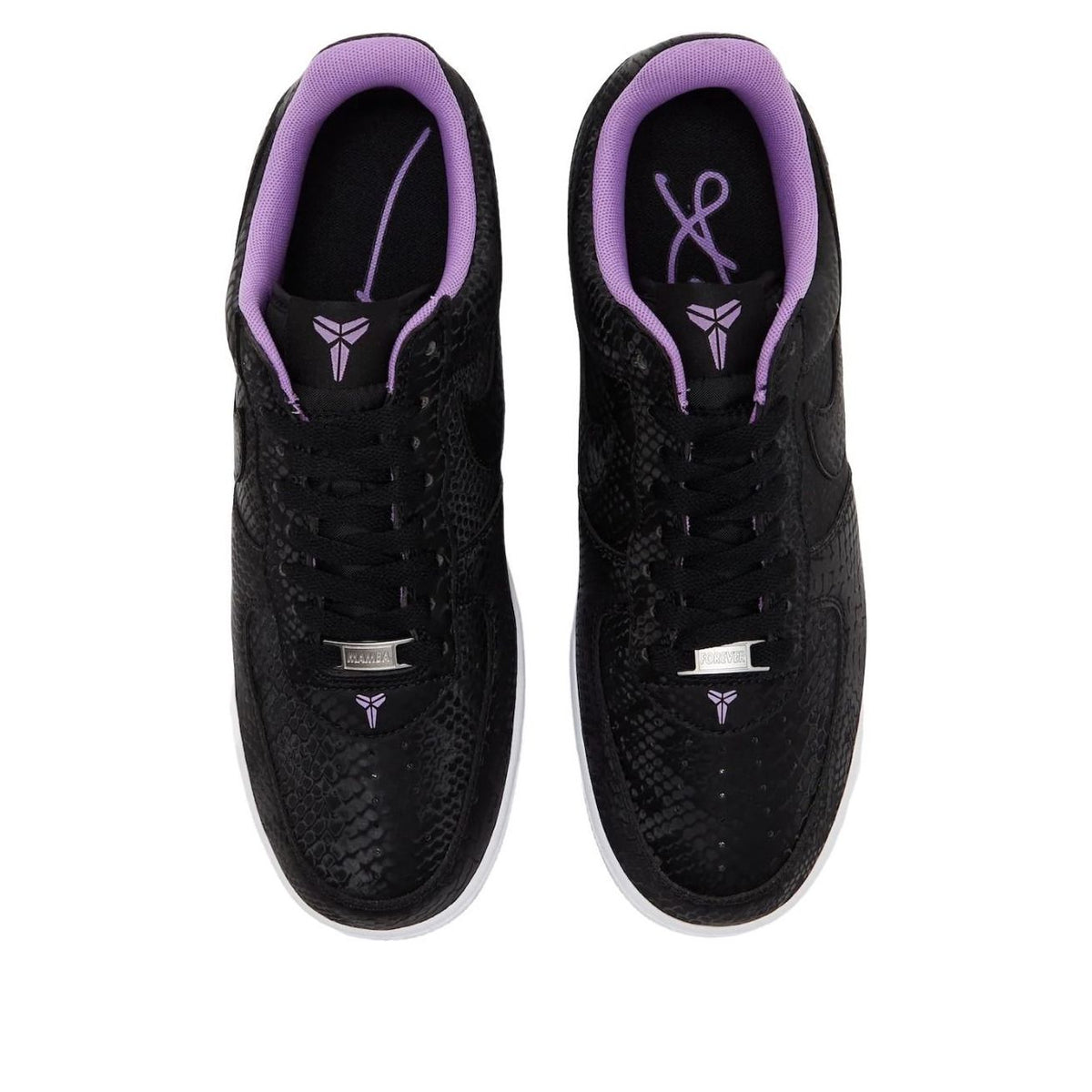 Nike x Kobe Bryant Air Force 1 Low 'Black White Purple' IB0018-007