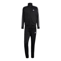 adidas Basic 3-Stripes Tricot Tracksuit 'Black' IC6747