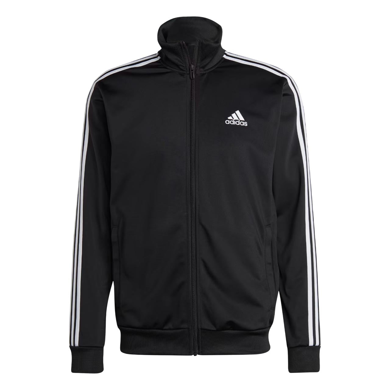 adidas Basic 3-Stripes Tricot Tracksuit 'Black' IC6747
