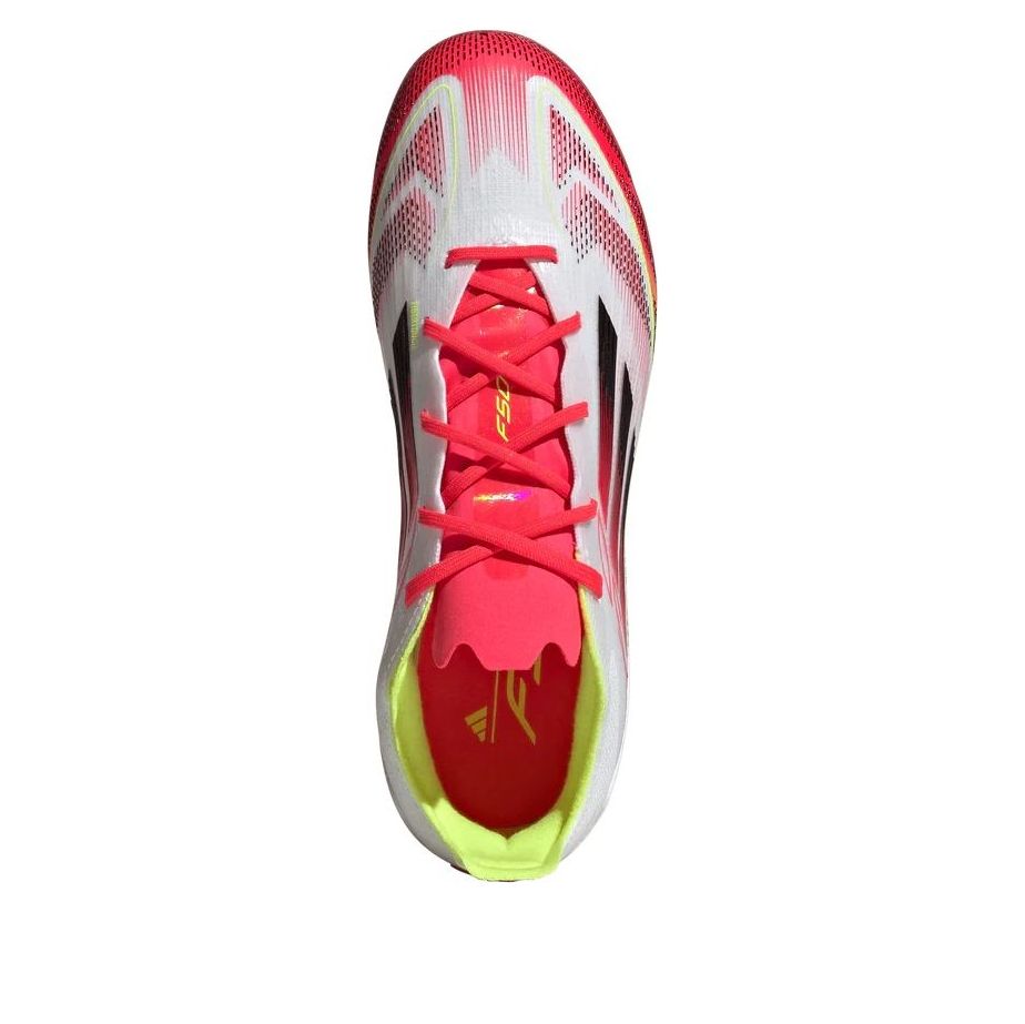(GS) adidas F50 Elite FG 'Pure Victory Pack White Yellow Neon Red' IE1305