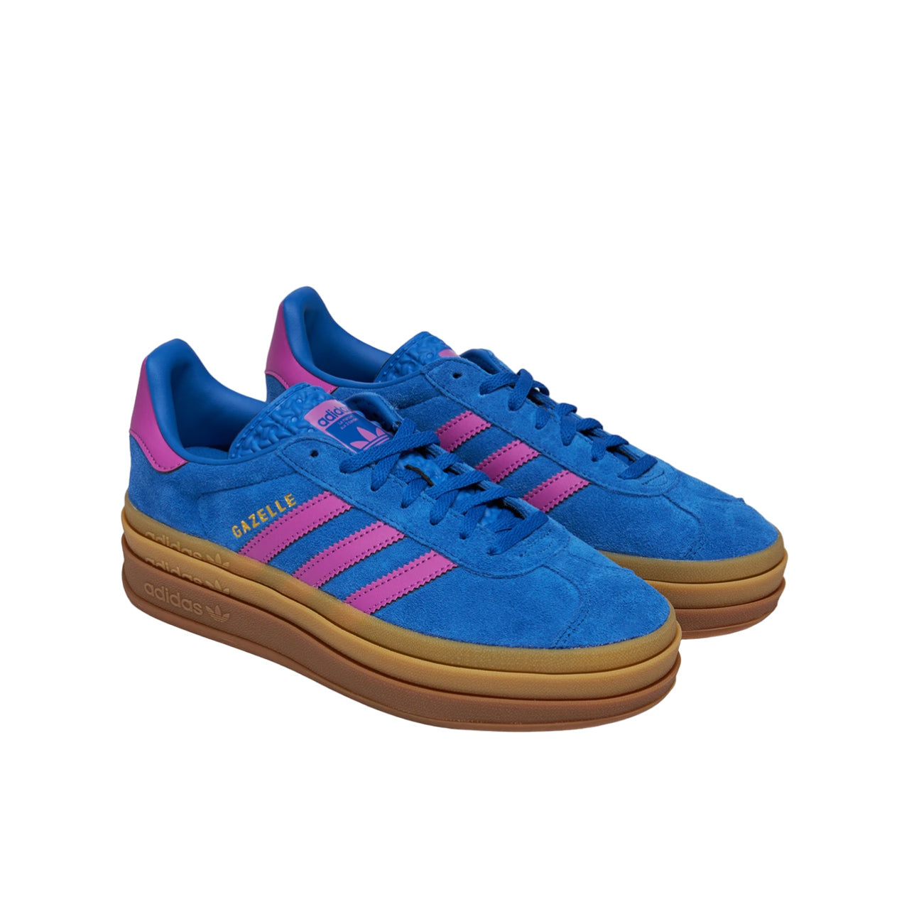 (WMNS) adidas Gazelle Bold 'Bold Blue Lucid Pink' IG4367