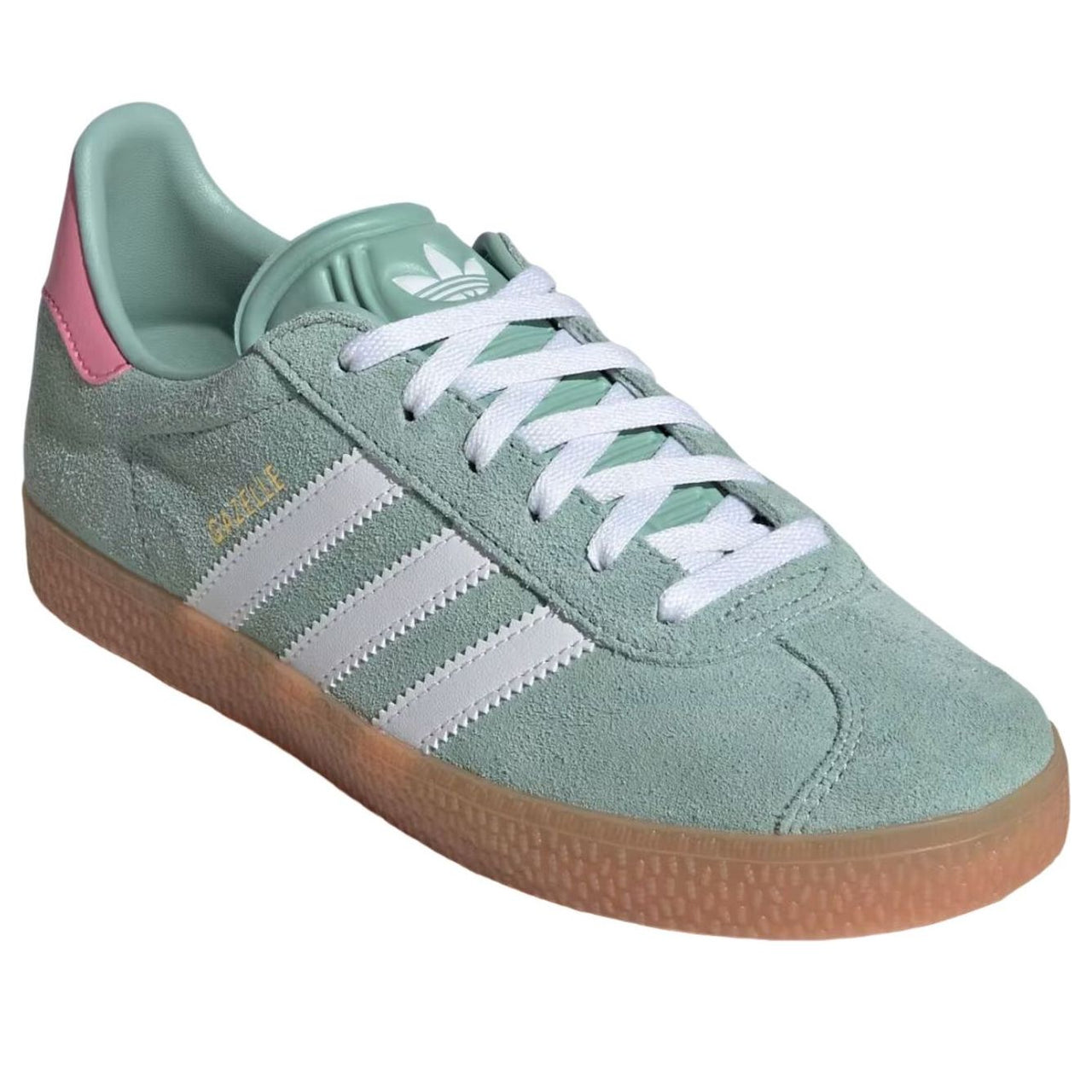 (GS) adidas Gazelle 'Hazy Green Bliss Pink' IG9152