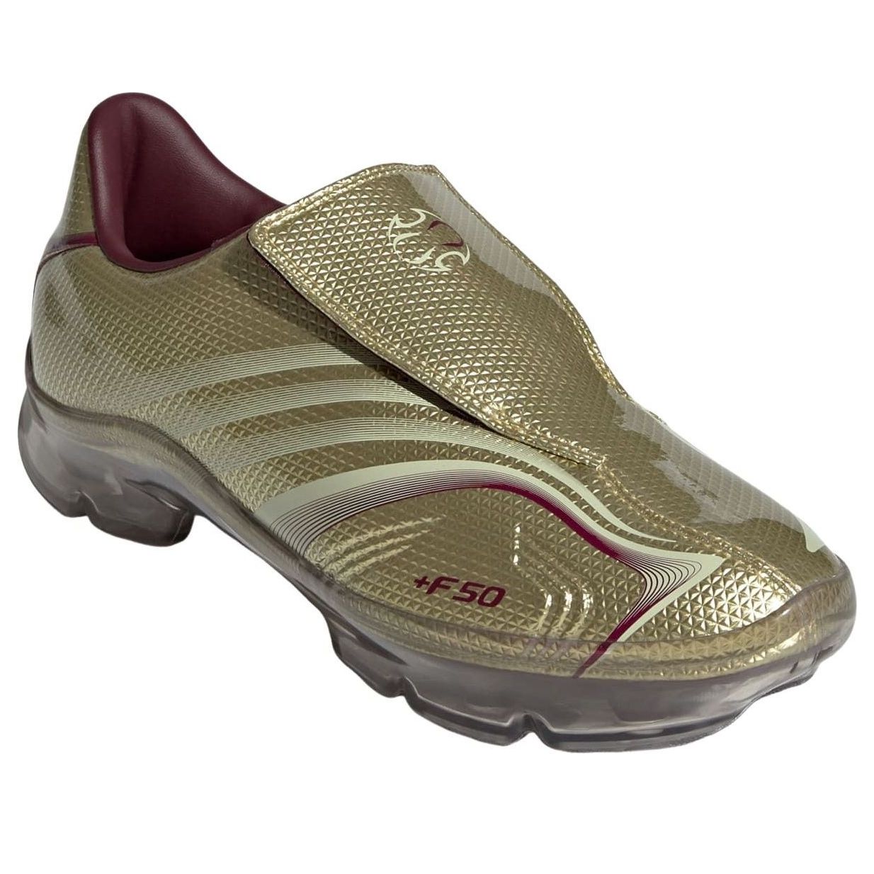 (WMNS) adidas F50 Walkable 'Gold Metallic Maroon' IH1657