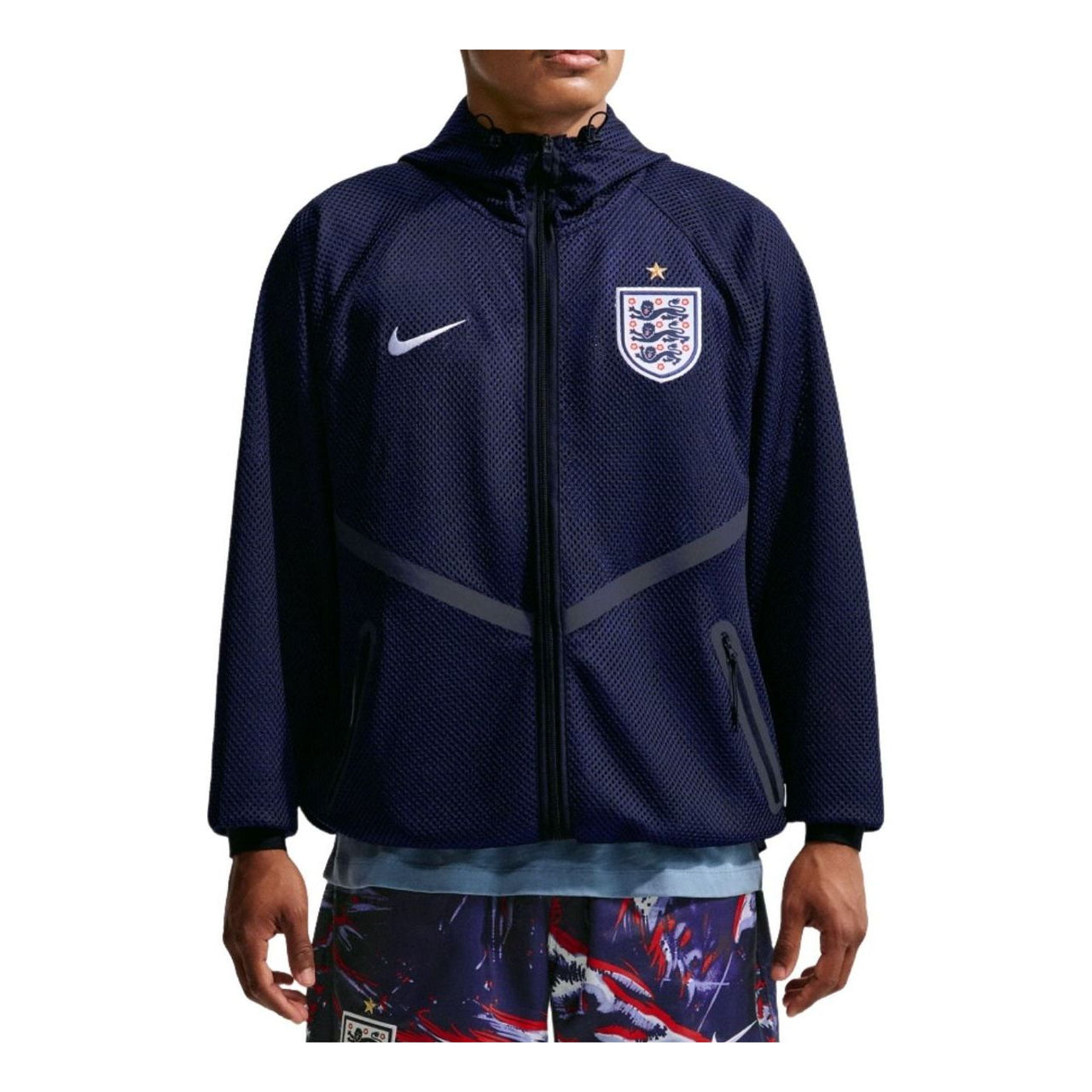 Nike England Dri-Fit Soccer Anthem Jacket 'Obsidian' IH1761-451