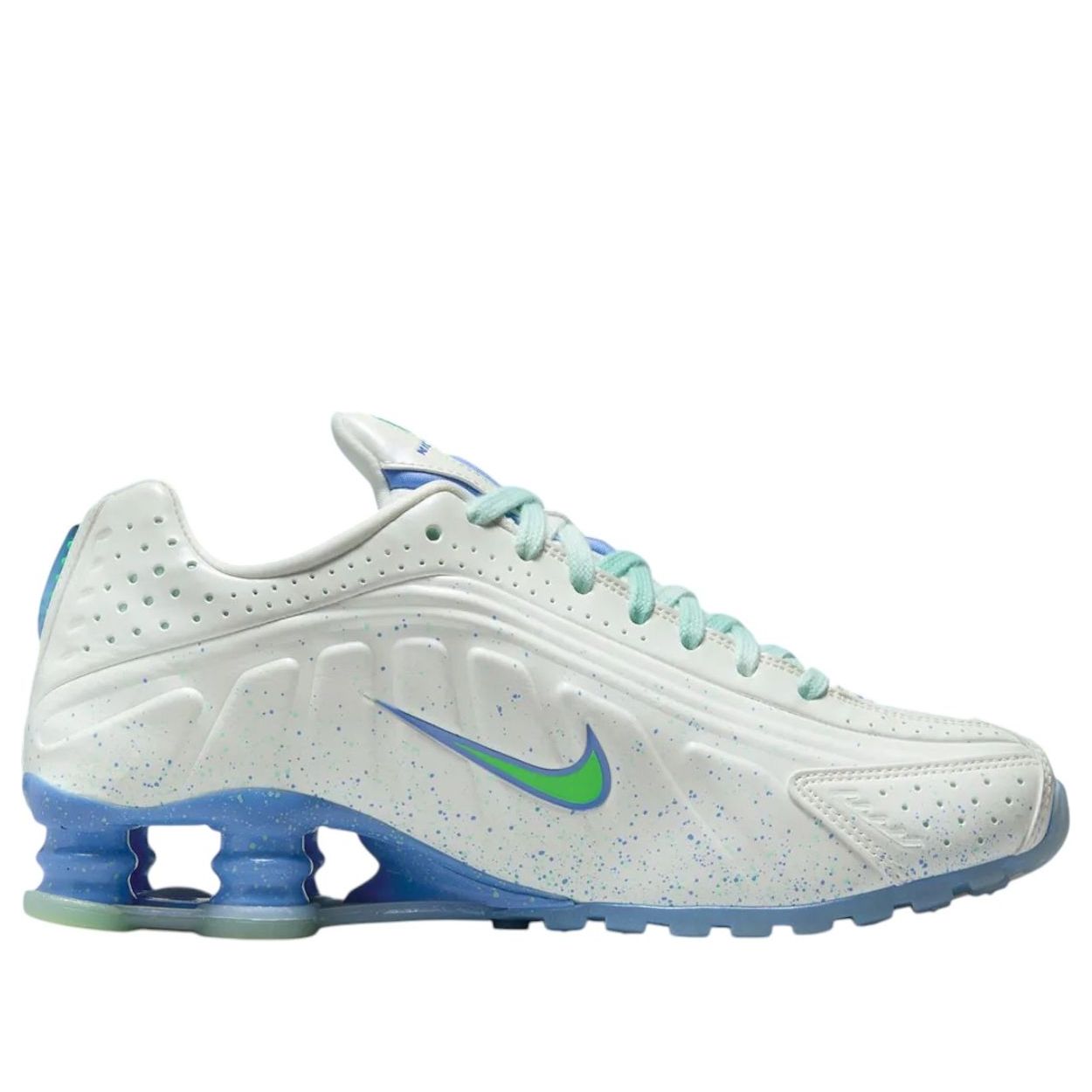 (WMNS) Nike Shox R4 AB 'White Green Strike Royal Pulse' IH2343-100