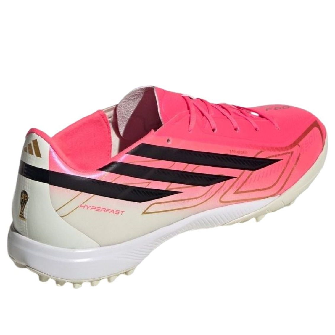 adidas F50 Hyperfast League TF 'Solar Turbo Black Gold Metallic' IH4582