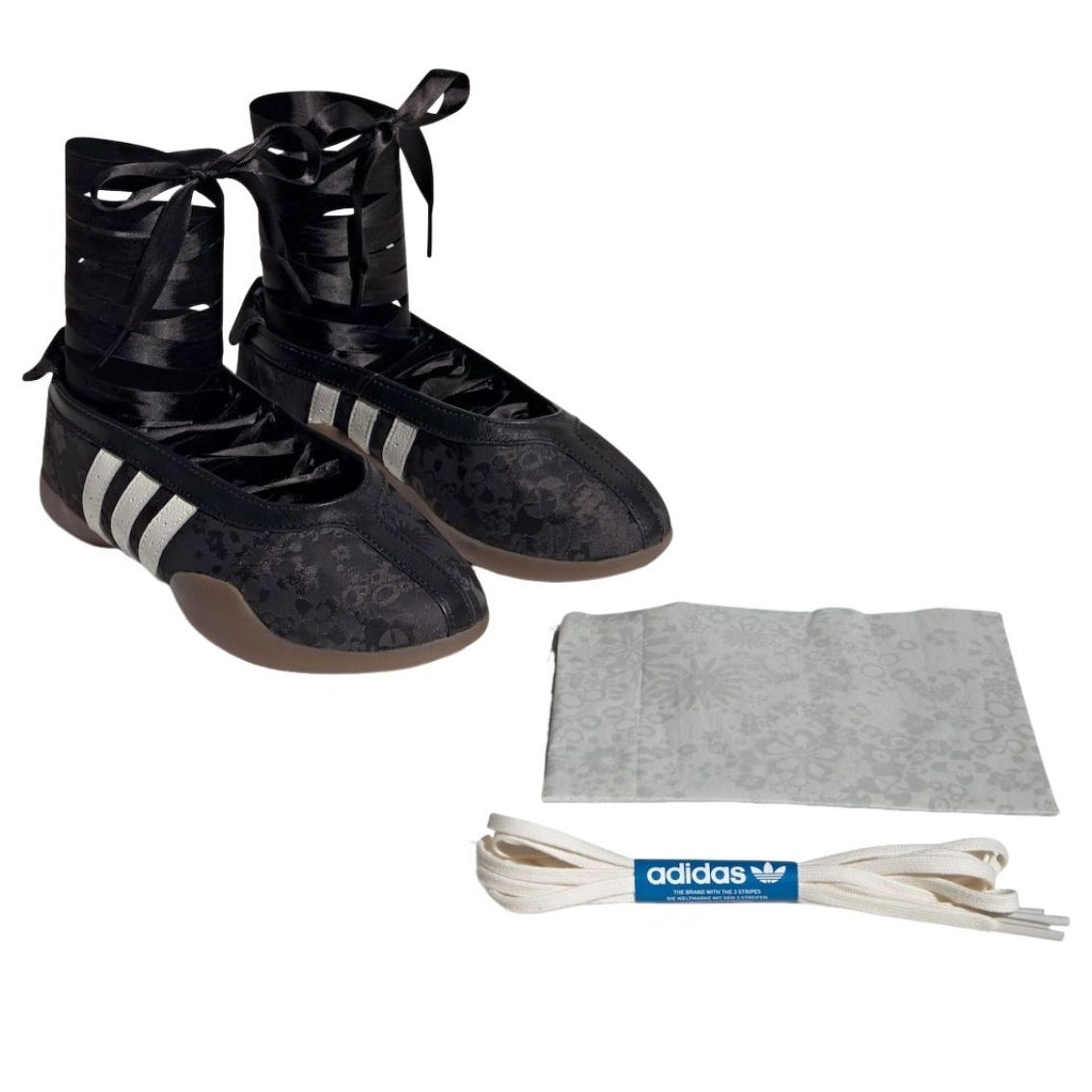 (WMNS) adidas x Liberty London Taekwondo Mei Ballet 'Black Floral Gum' IH6916