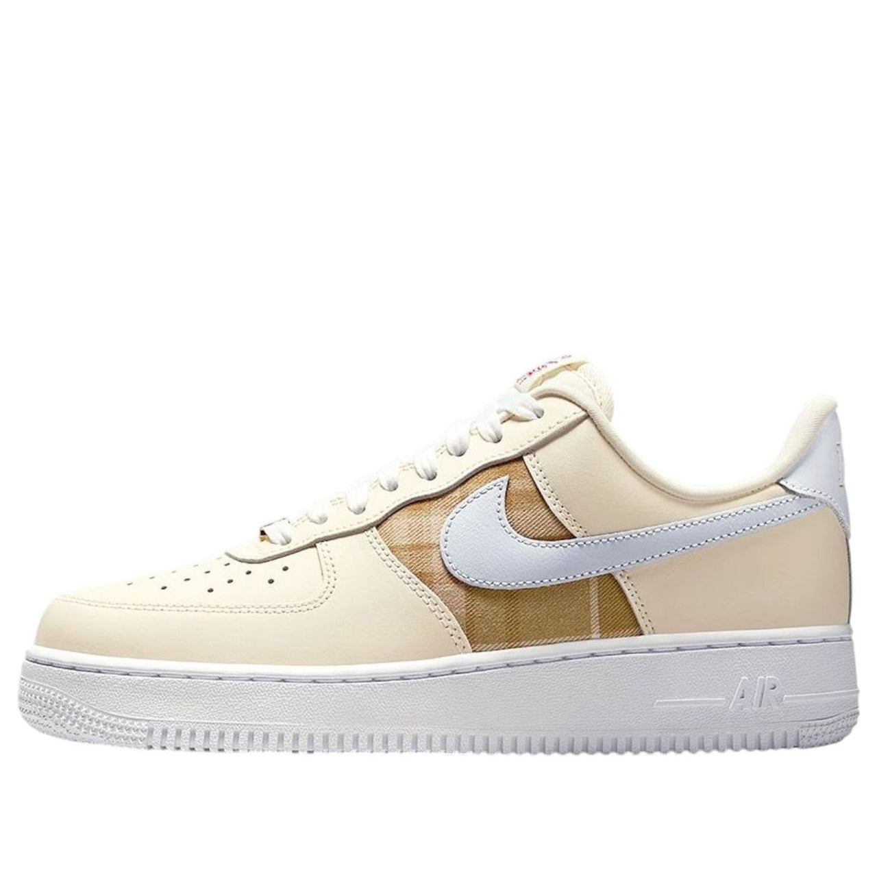 (WMNS) Nike Air Force 1 07 'White Cream Plaid Retro' IH7352-001