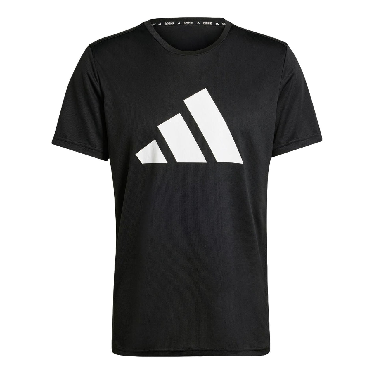 adidas Run It T-shirt Asia Sizing 'Black White' IL7235