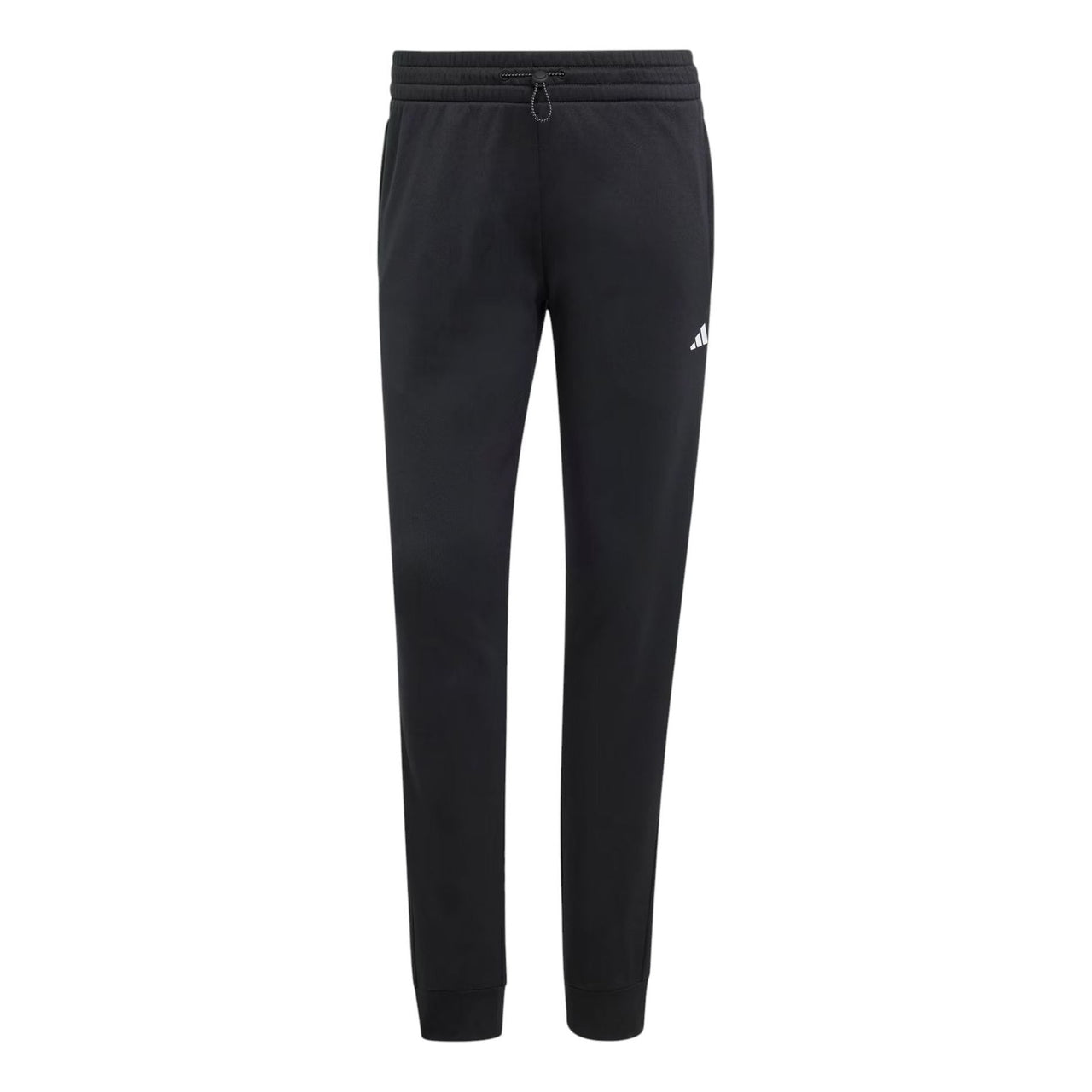 (WMNS) adidas AEROREADY Game and Go Regular Tapered Fleece Pants 'Black White' IM2678