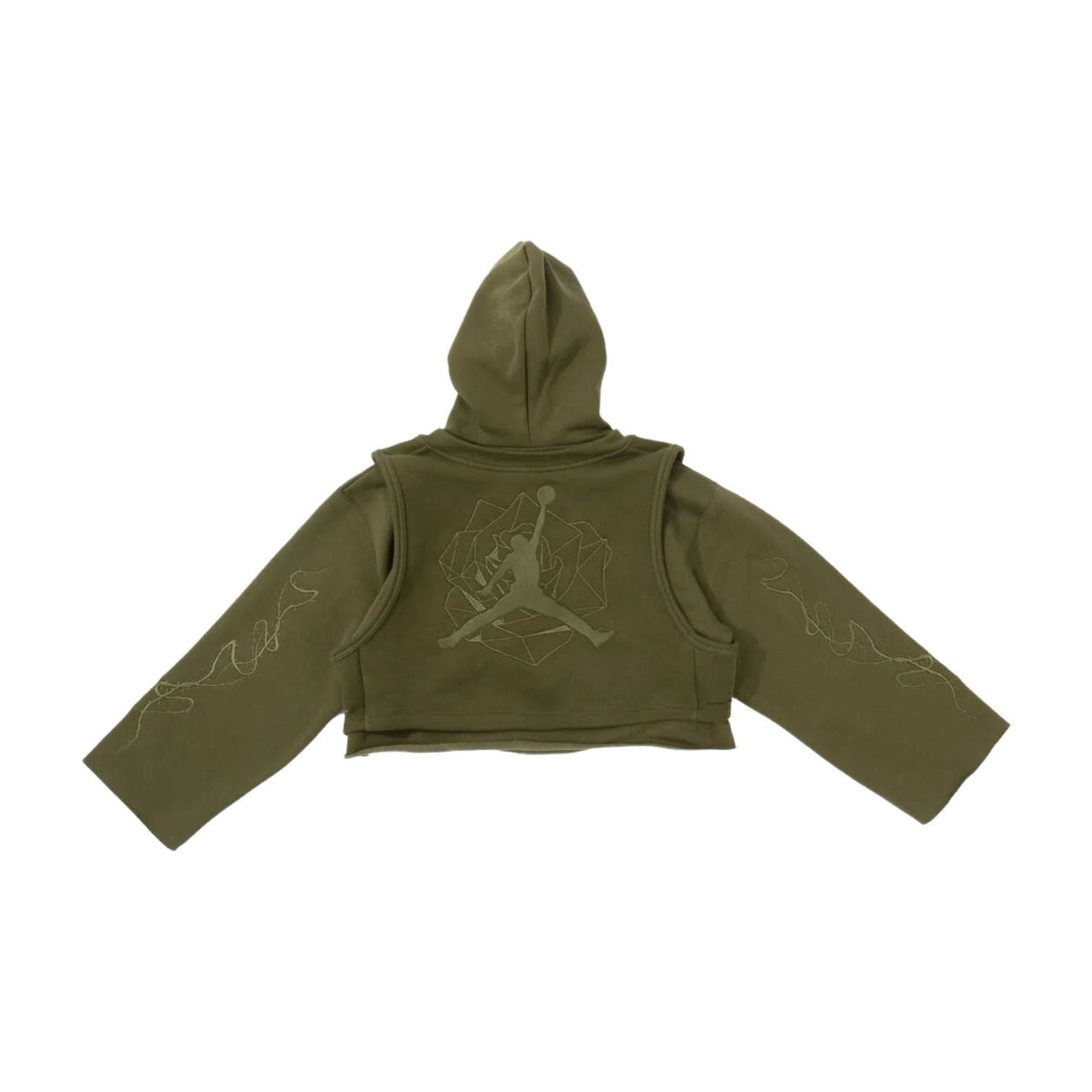 (WMNS) Jordan x Teyana Taylor Hoodie 'Rough Green' IM6257-326