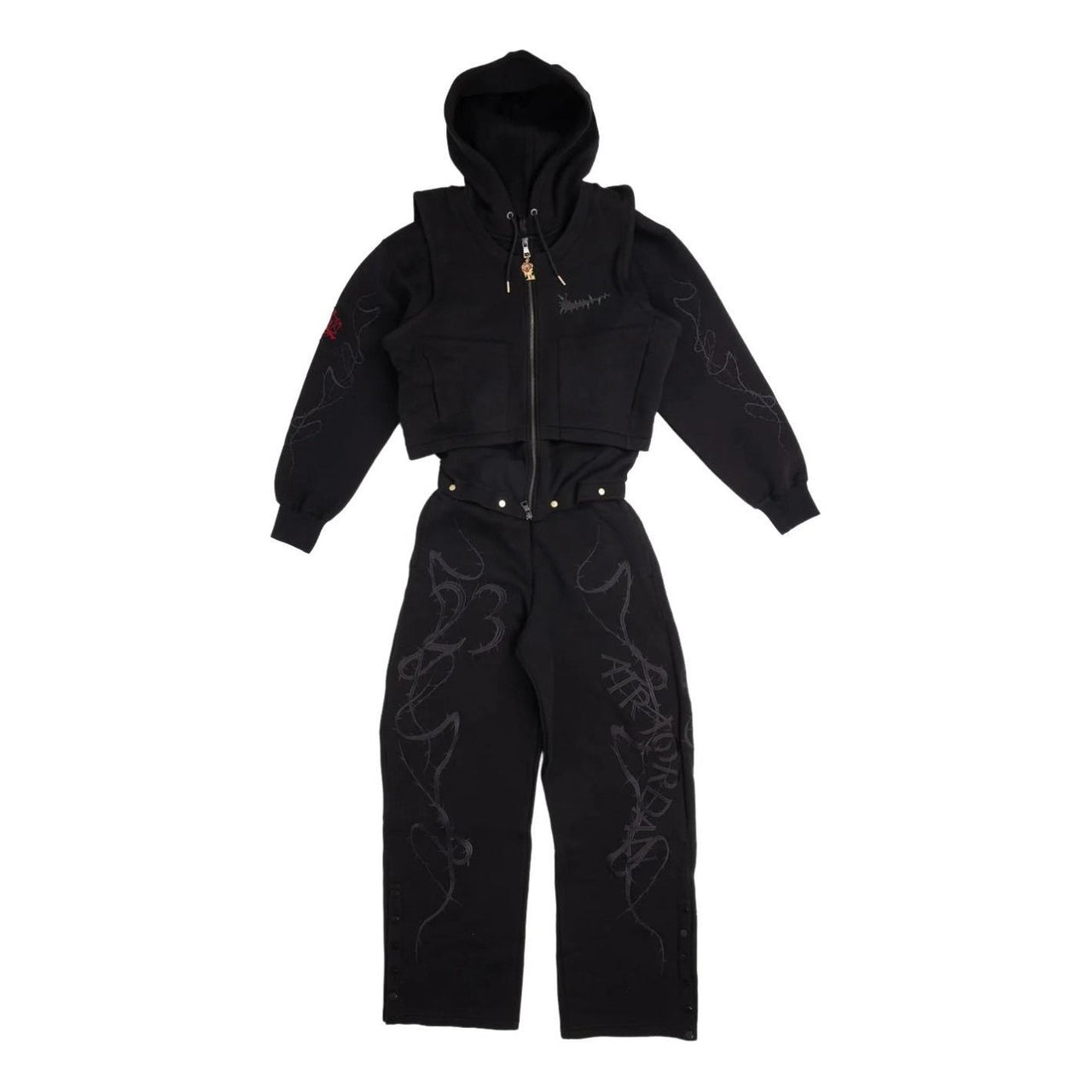 (WMNS) Jordan x Teyana Taylor Jumpsuit 'Black' IM6350-010