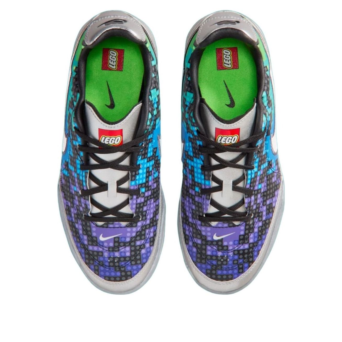 (GS) Nike x LEGO Streetgato 'Metallic Silver Green Strike' IO2390-001