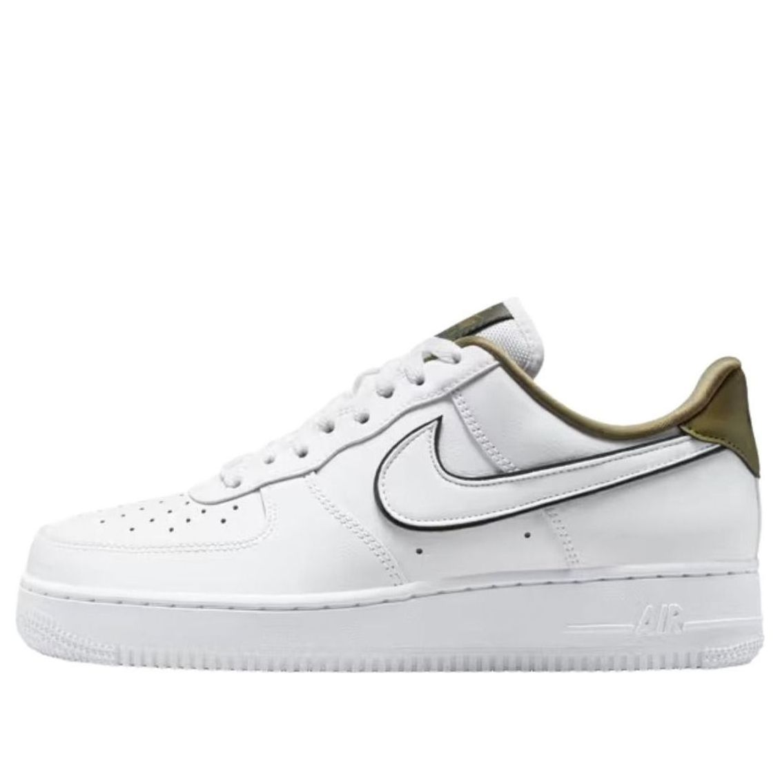 (WMNS) Nike Air Force 1 07 Essential 'White Medium Olive' IO4226-100