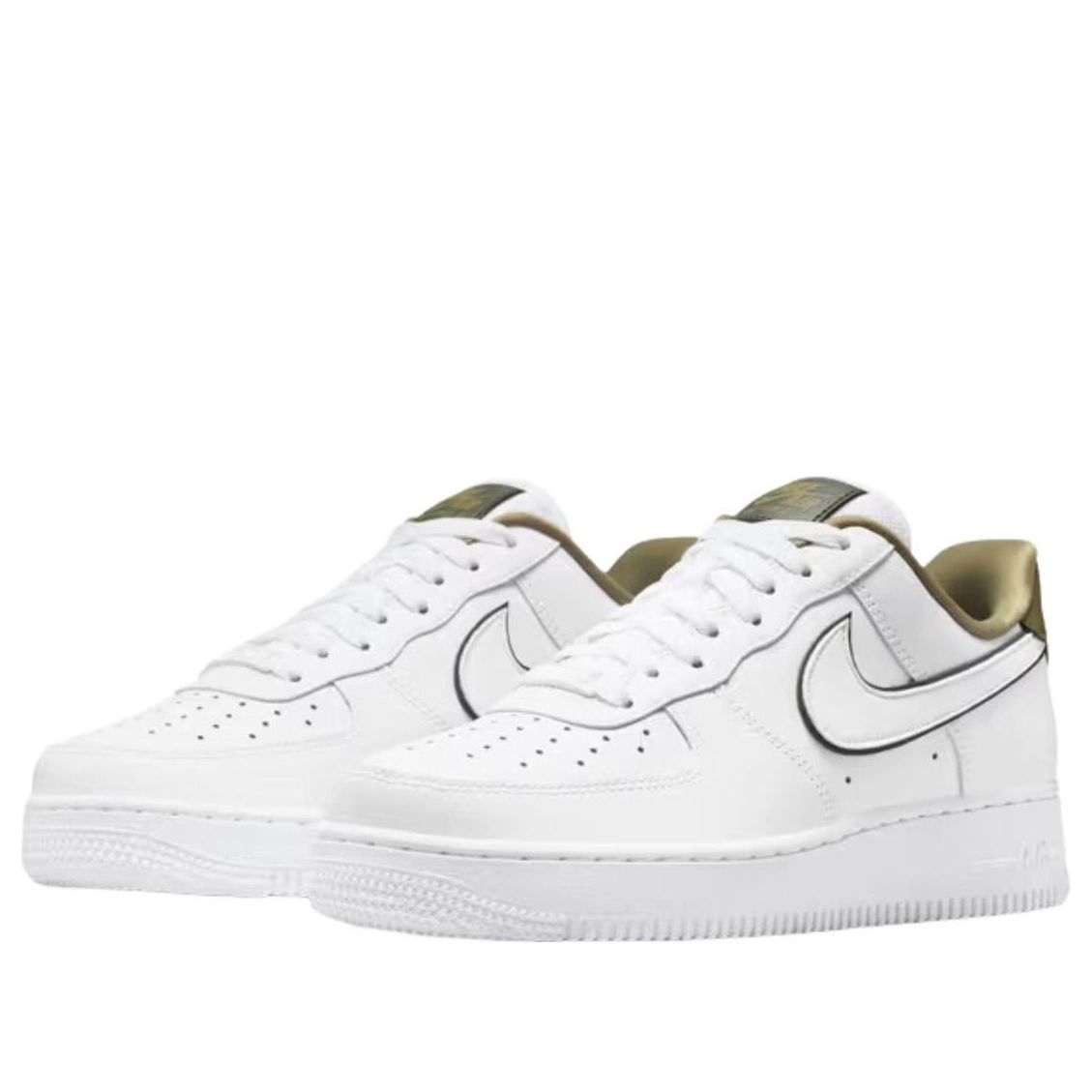 (WMNS) Nike Air Force 1 07 Essential 'White Medium Olive' IO4226-100