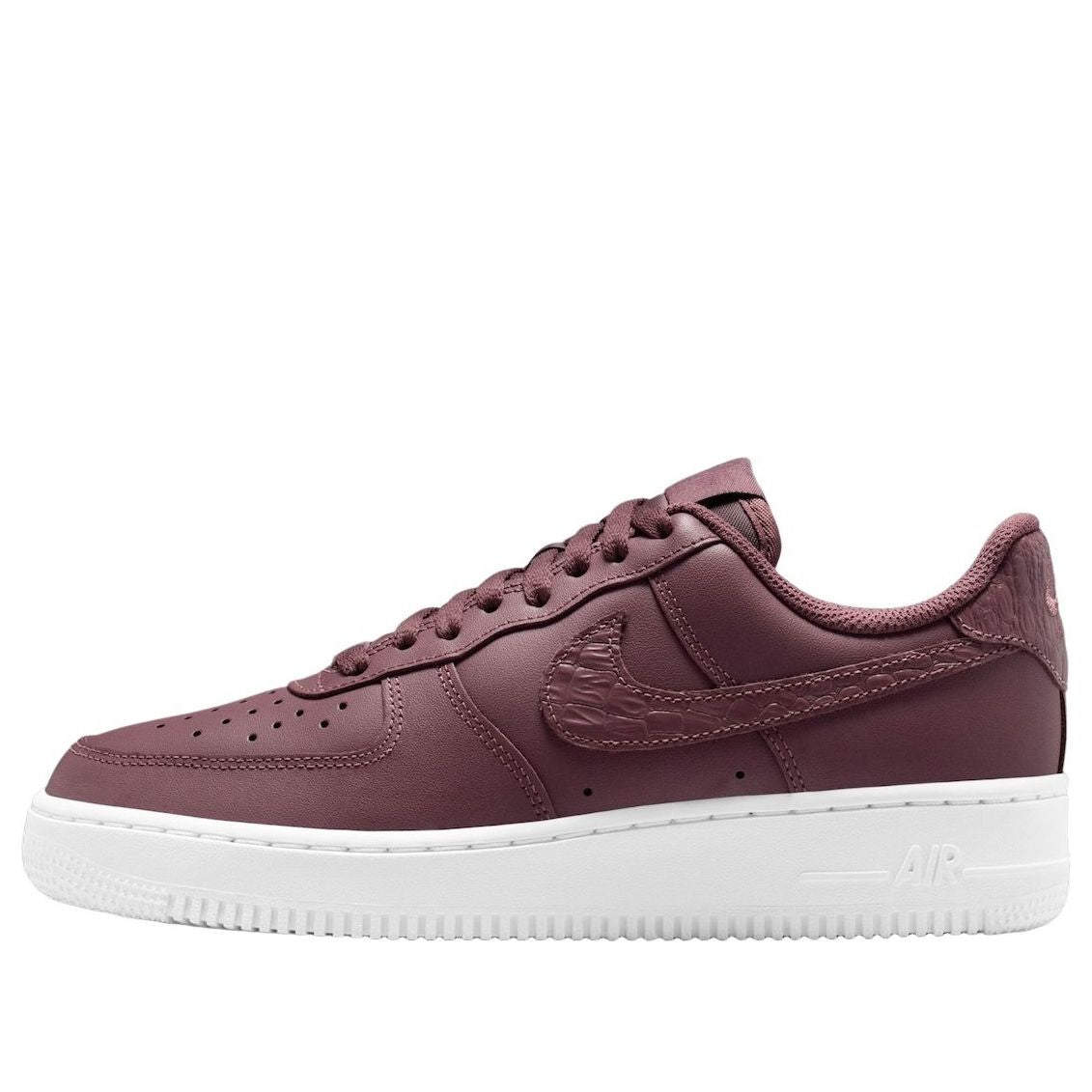 (WMNS) Nike Air Force 1 Low Pebble Croc 'Tattoo Neutral Grey' IO4837-500