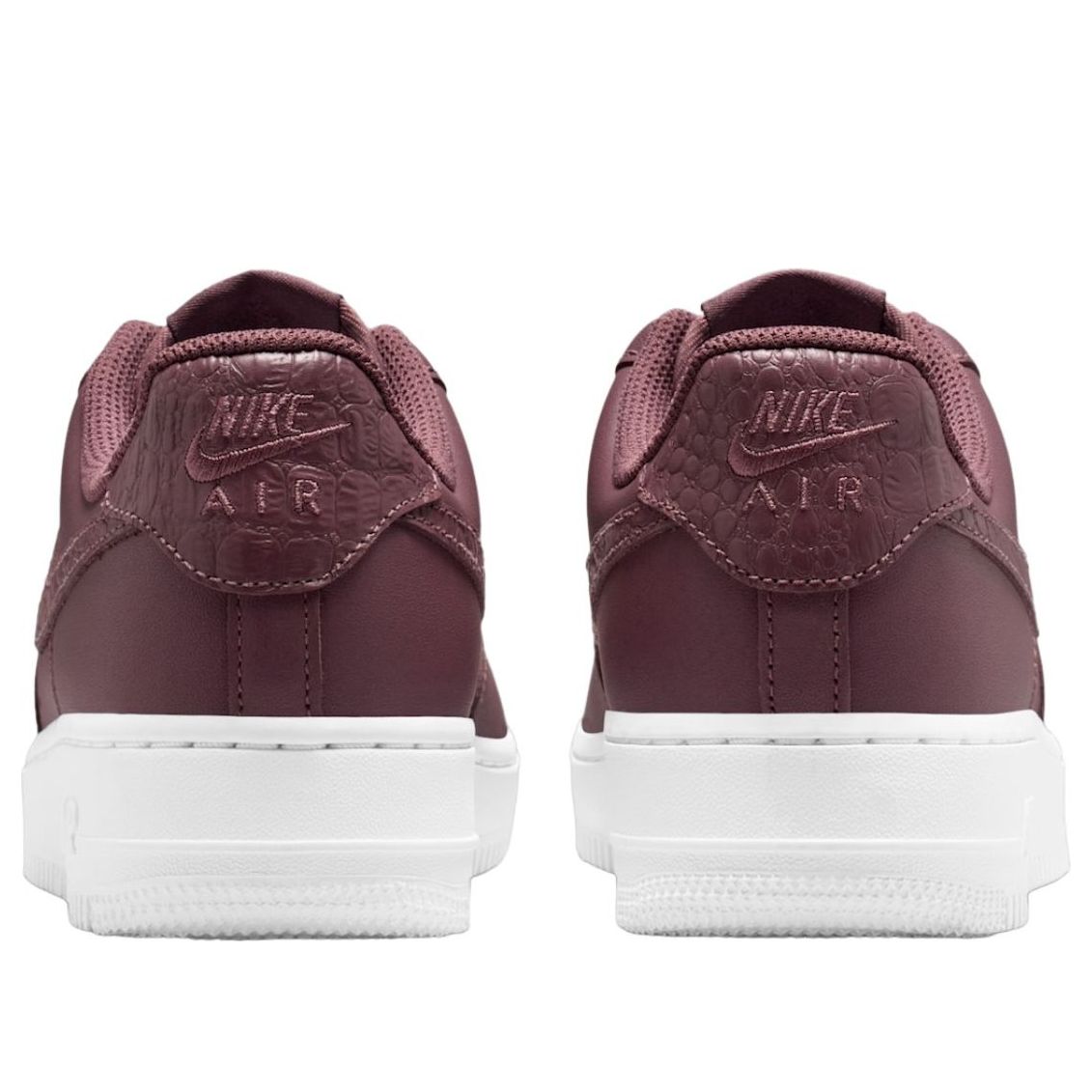 (WMNS) Nike Air Force 1 Low Pebble Croc 'Tattoo Neutral Grey' IO4837-500