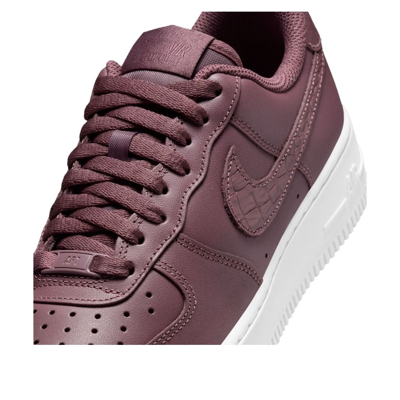 (WMNS) Nike Air Force 1 Low Pebble Croc 'Tattoo Neutral Grey' IO4837-500
