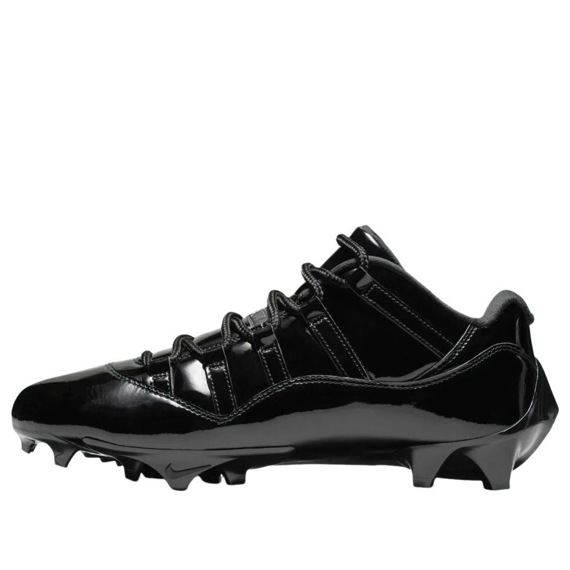 Air Jordan 11 Low TD Cleat 'Black Patent' IQ8113-001