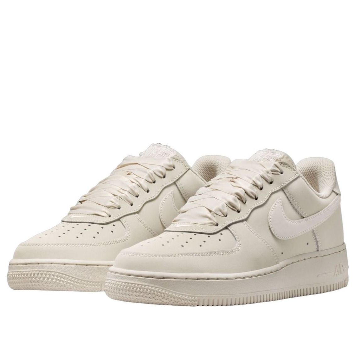 (WMNS) Nike Air Force 1 Low 'Ribbon Lace Oatmeal Ivory' IR0871-100