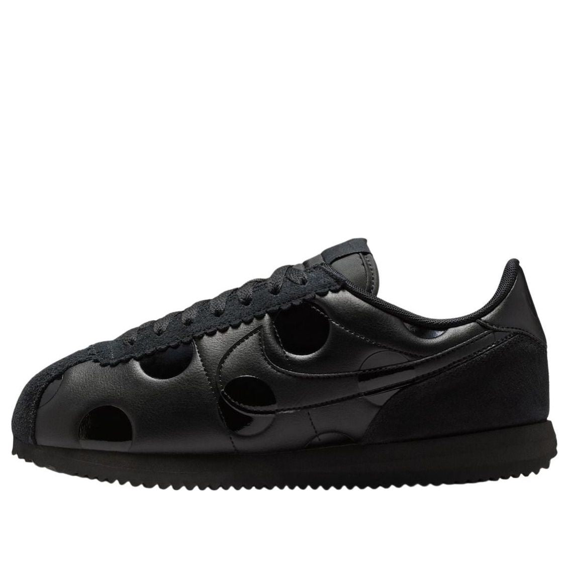 (WMNS) Nike Cortez 'Triple Black Polka Dot' IR1332-002