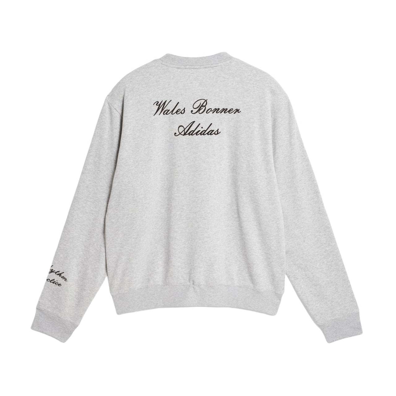 adidas x Wales Bonner Long Sleeve Sweatshirt Asia Sizing 'Grey' IW1172