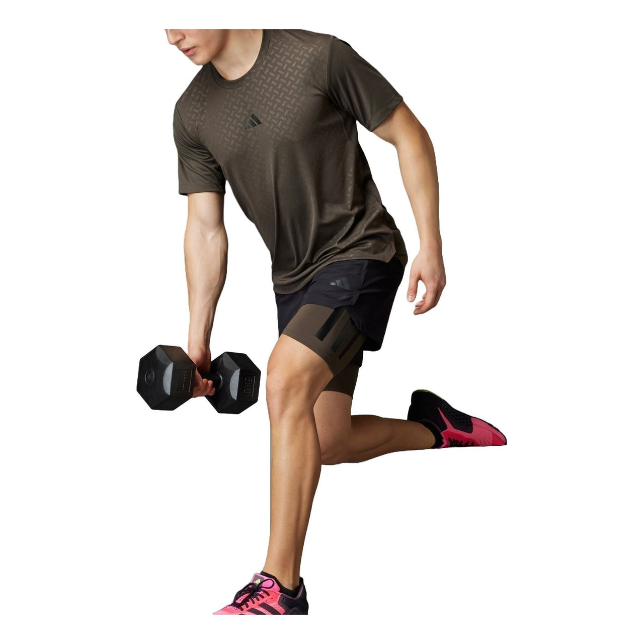 adidas Power Workout T-Shirt 'Shadow Olive' IX9091