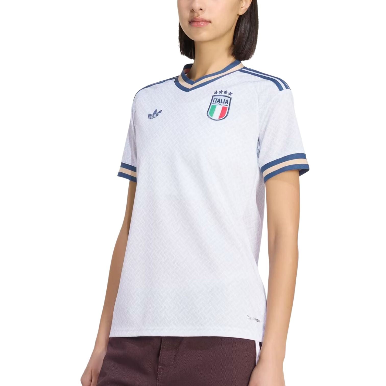 (WMNS) adidas Italy 26 Away Jersey 'Aeroblue' JY5680