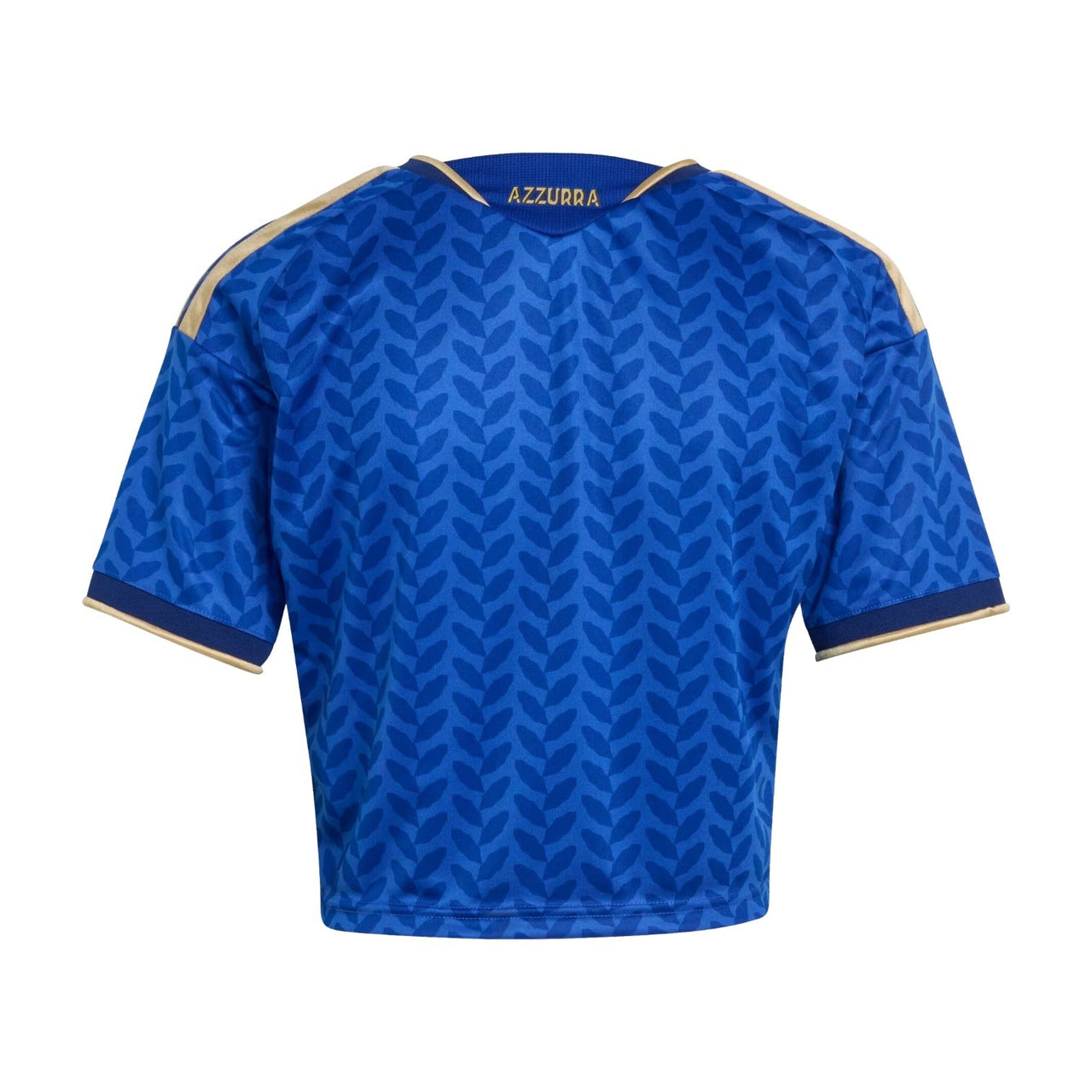 (WMNS) adidas Italy 26 Home Cropped Jersey 'Bold Blue' KE8081