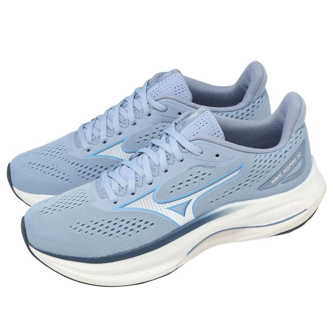 Mizuno Wave Inspire 22 'Bluish Grey White Navy' J1GC264404