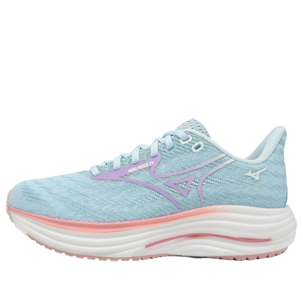 (WMNS) Mizuno Wave Rider 29 Super Wide 'Nantucket Breeze Orchid Petal' J1GD250625