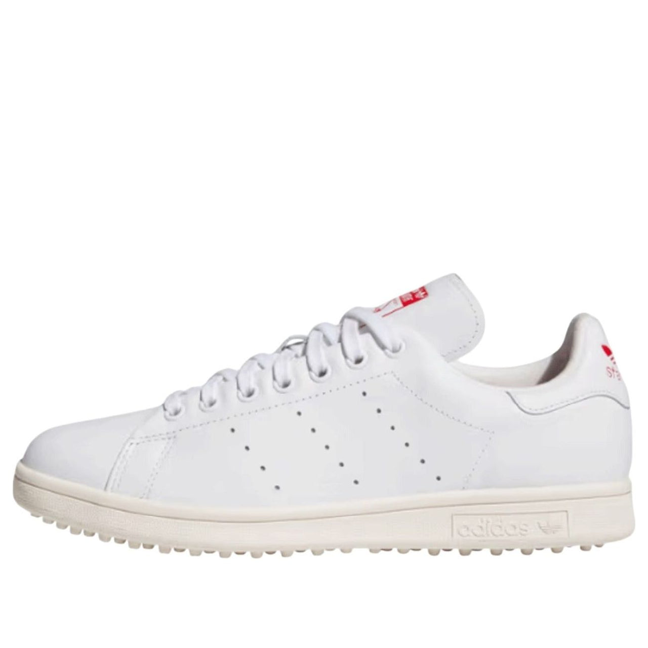 adidas Stan Smith Spikeless Golf 'Cloud White Off White Better Scarlet' JH6155