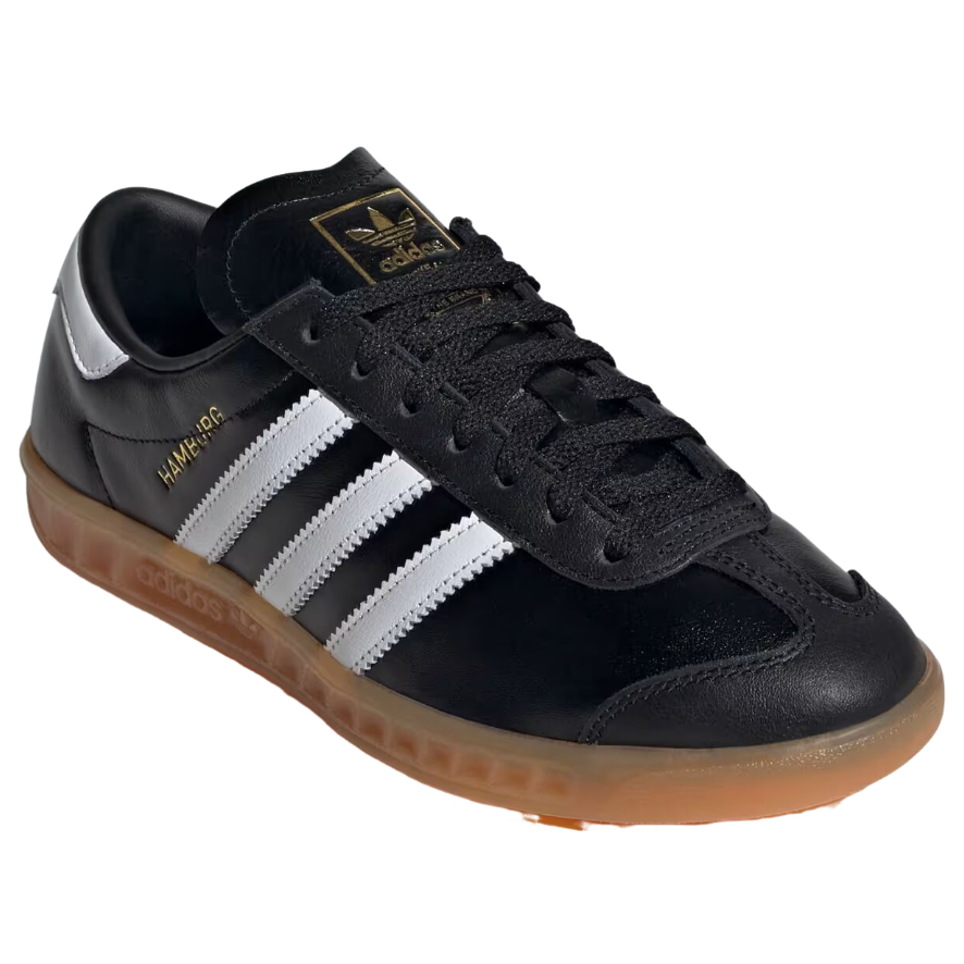 (WMNS) adidas Hamburg 'Black White Gum' JI2626