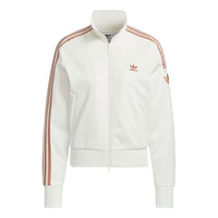 (WMNS) adidas Retro Trefoil Sports Jacket 'White' JI7538