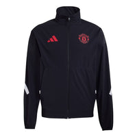 adidas Manchester United Z.N.E. Anthem Jacket N/A Asia Sizing 'Black' JM5559