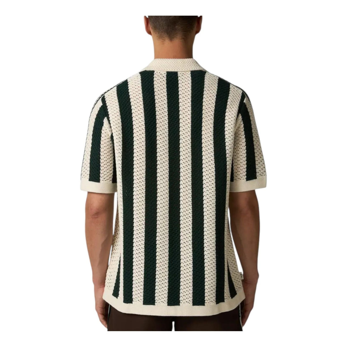 adidas x CLOT by Edison Chen Knit Polo Shirt Asia Sizing 'Dark Green' JP1615
