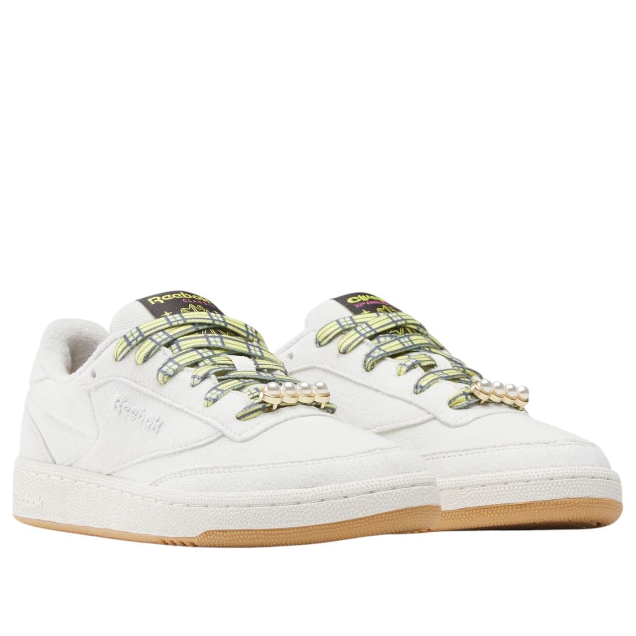 (WMNS) Reebok x Clueless Club C 85 'Grey Chalk Gum' 100245956