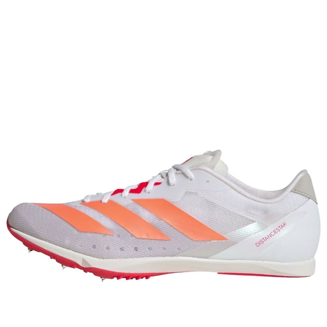 adidas Adizero Distance Star 'White Lucid Orange' JQ0627