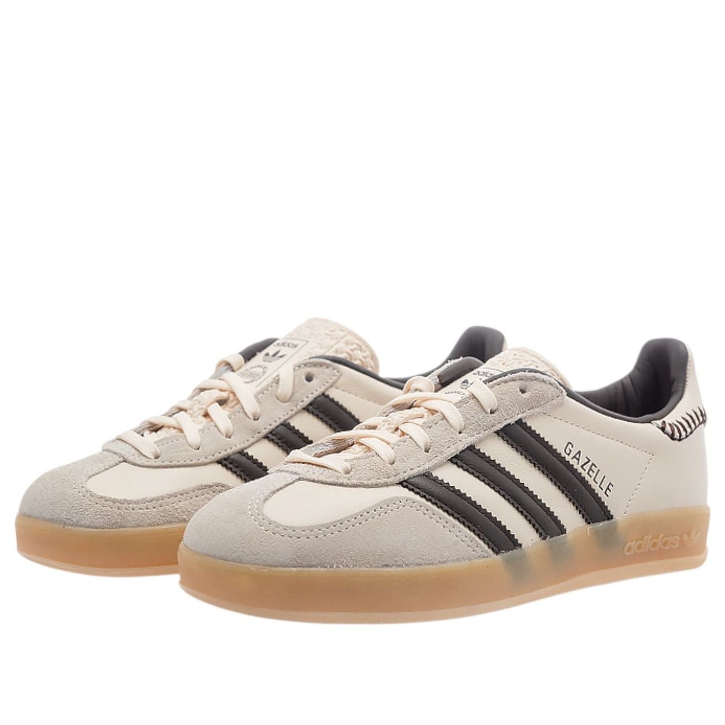 adidas Gazelle Indoor 'Wonder White Dark Brown Gum Four' JQ1748