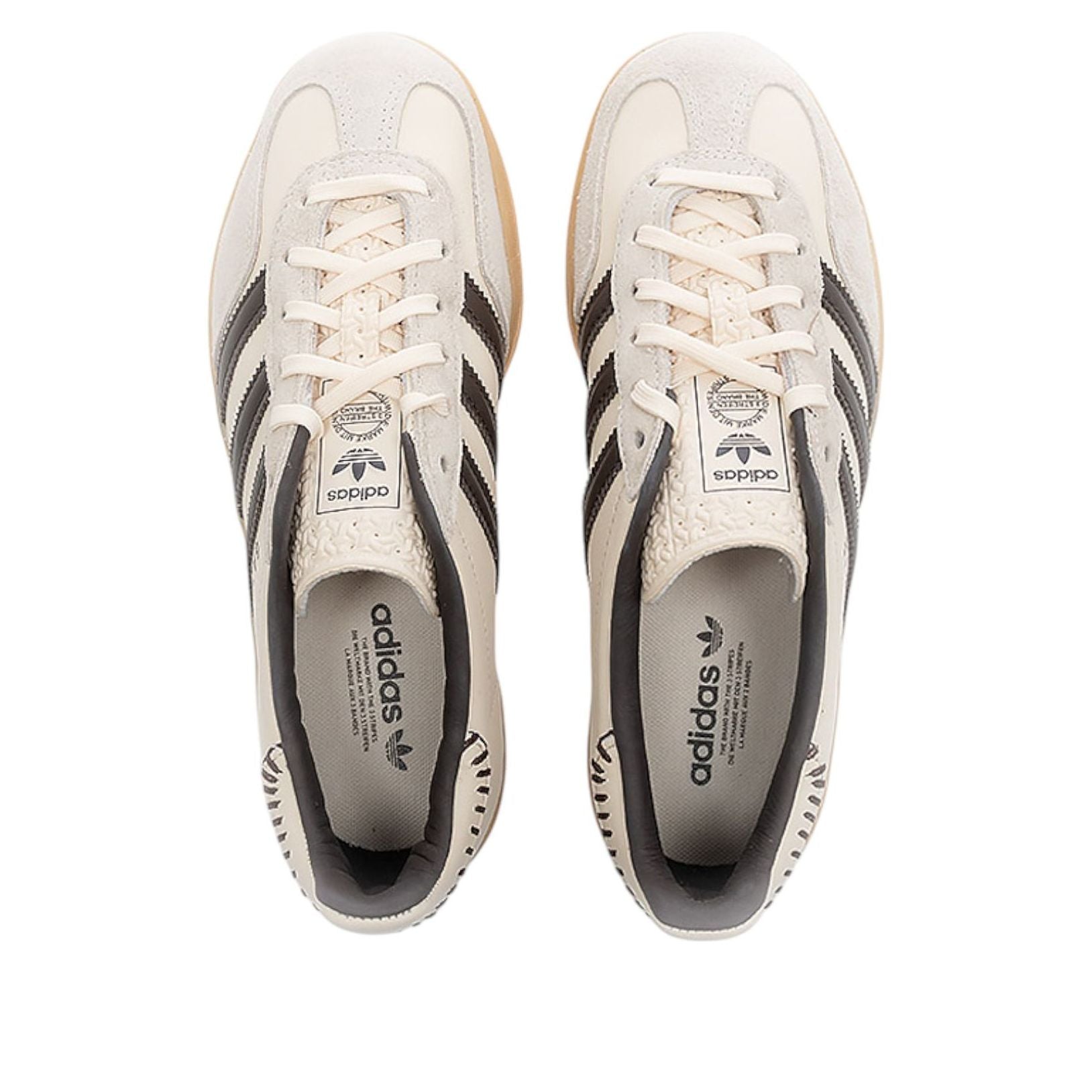 adidas Gazelle Indoor 'Wonder White Dark Brown Gum Four' JQ1748