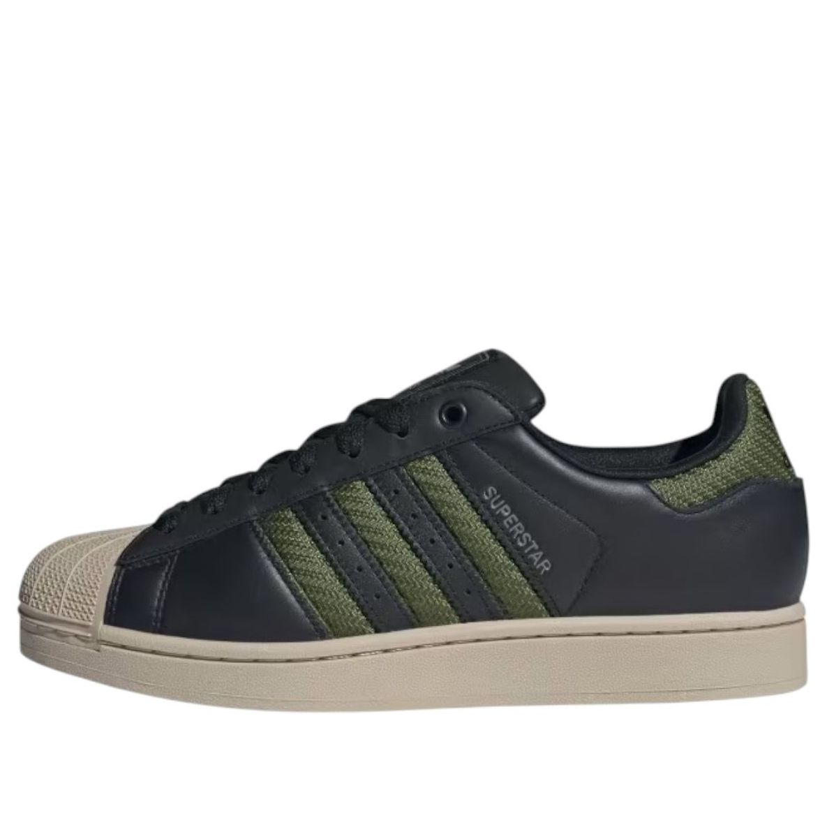 adidas Superstar II 'Black Tech Olive Wonder Beige' JQ3182
