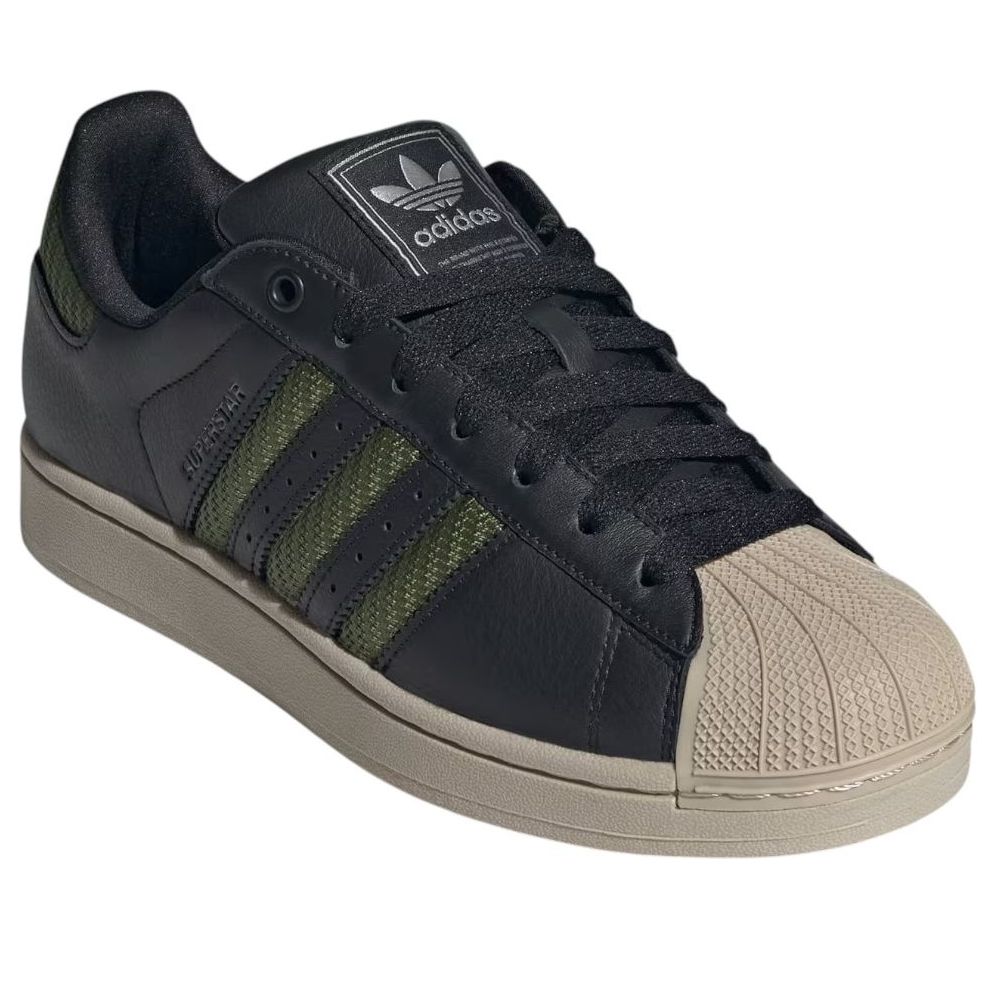 adidas Superstar II 'Black Tech Olive Wonder Beige' JQ3182