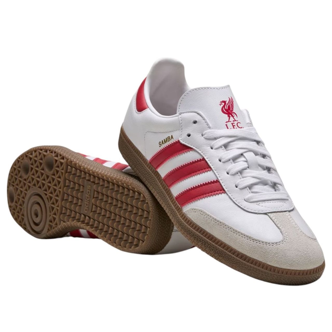 adidas x Liverpool FC Samba 'White Strawberry Red Gum' JQ4041