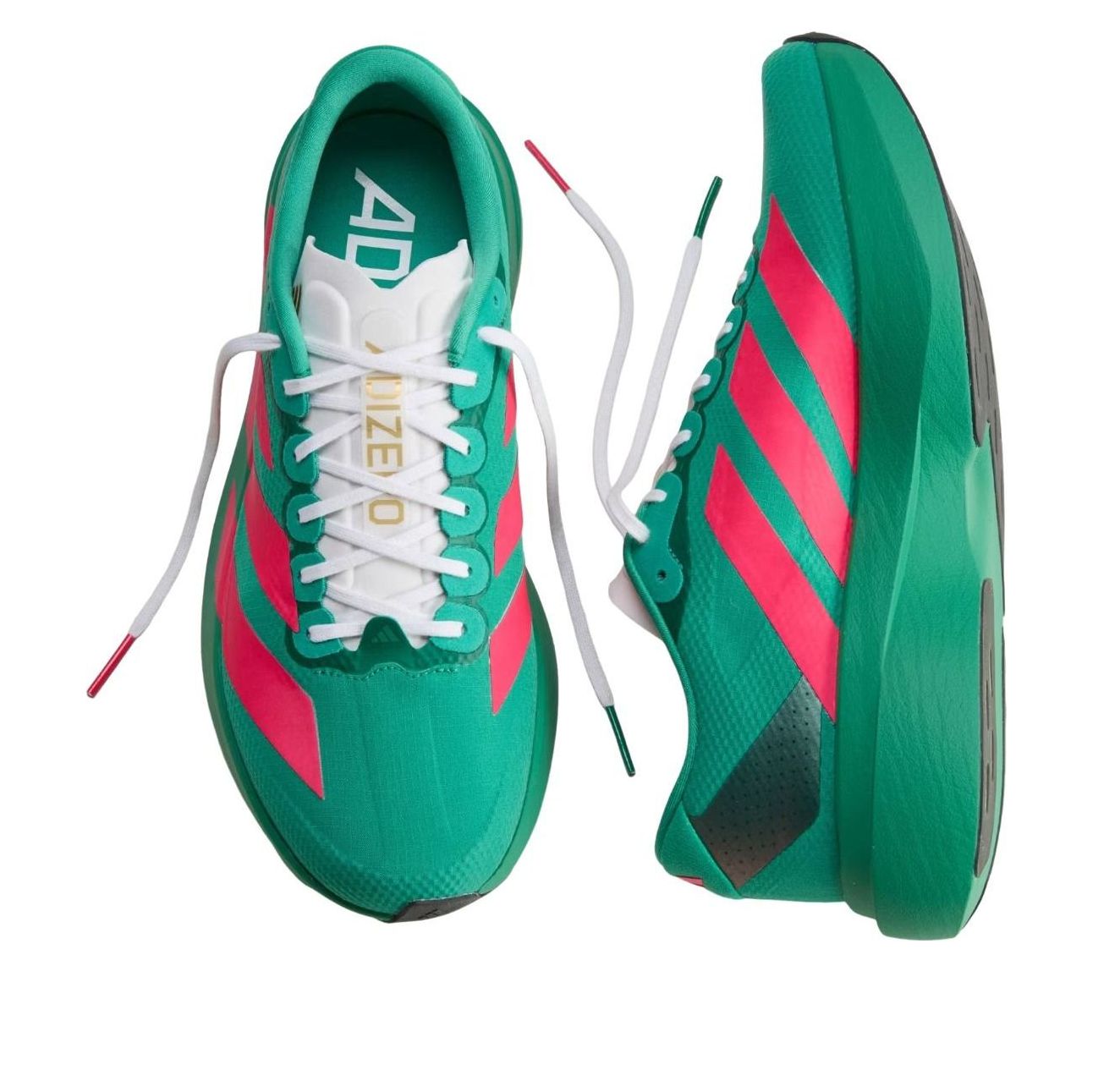 (WMNS) adidas Adizero Evo SL Woven 'Court Green Lucid Red' JQ4412
