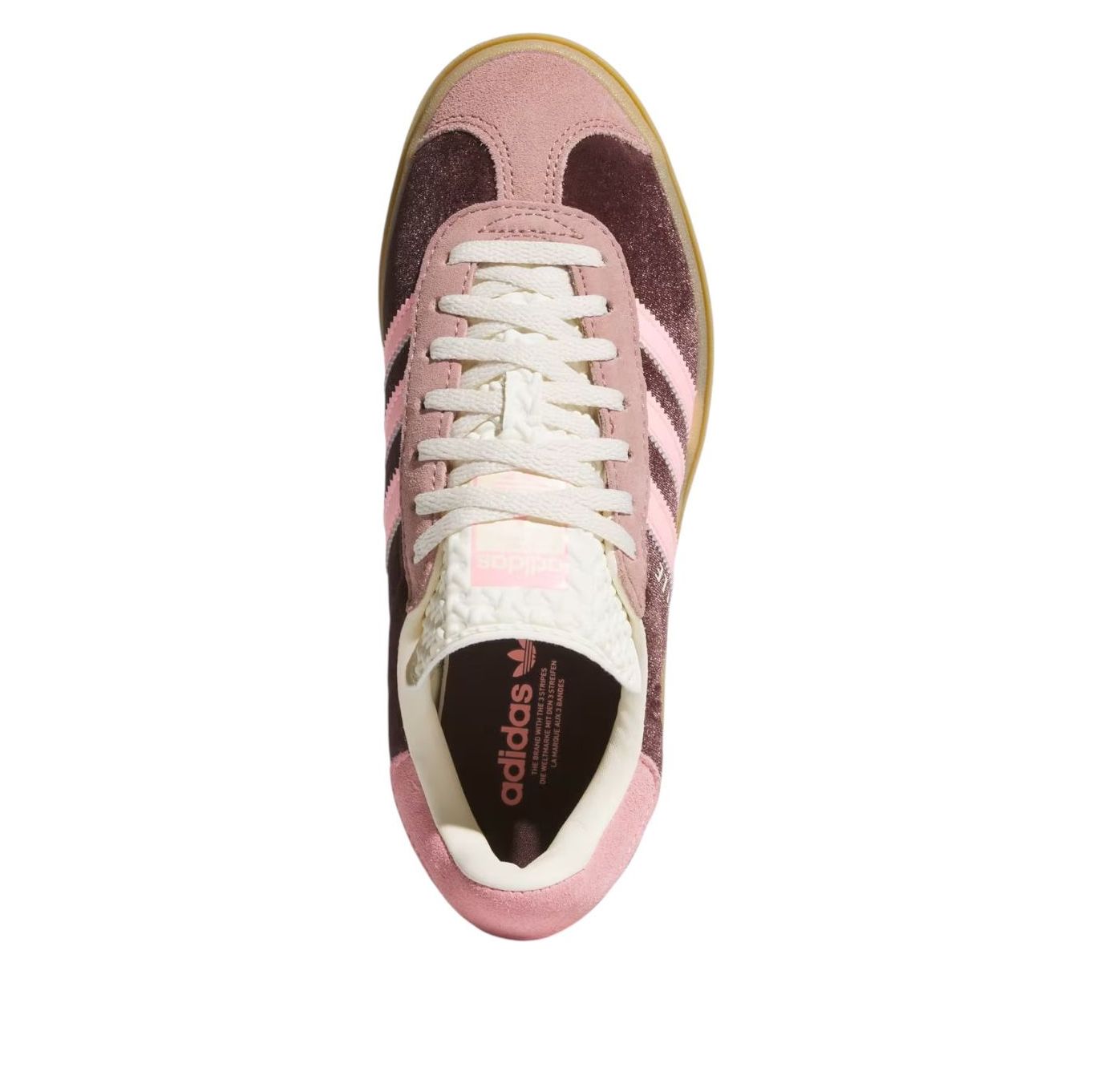 (WMNS) adidas Gazelle Bold 'Shadow Brown Glow Pink' JQ5143