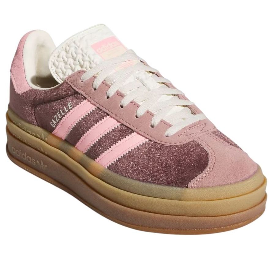 (WMNS) adidas Gazelle Bold 'Shadow Brown Glow Pink' JQ5143