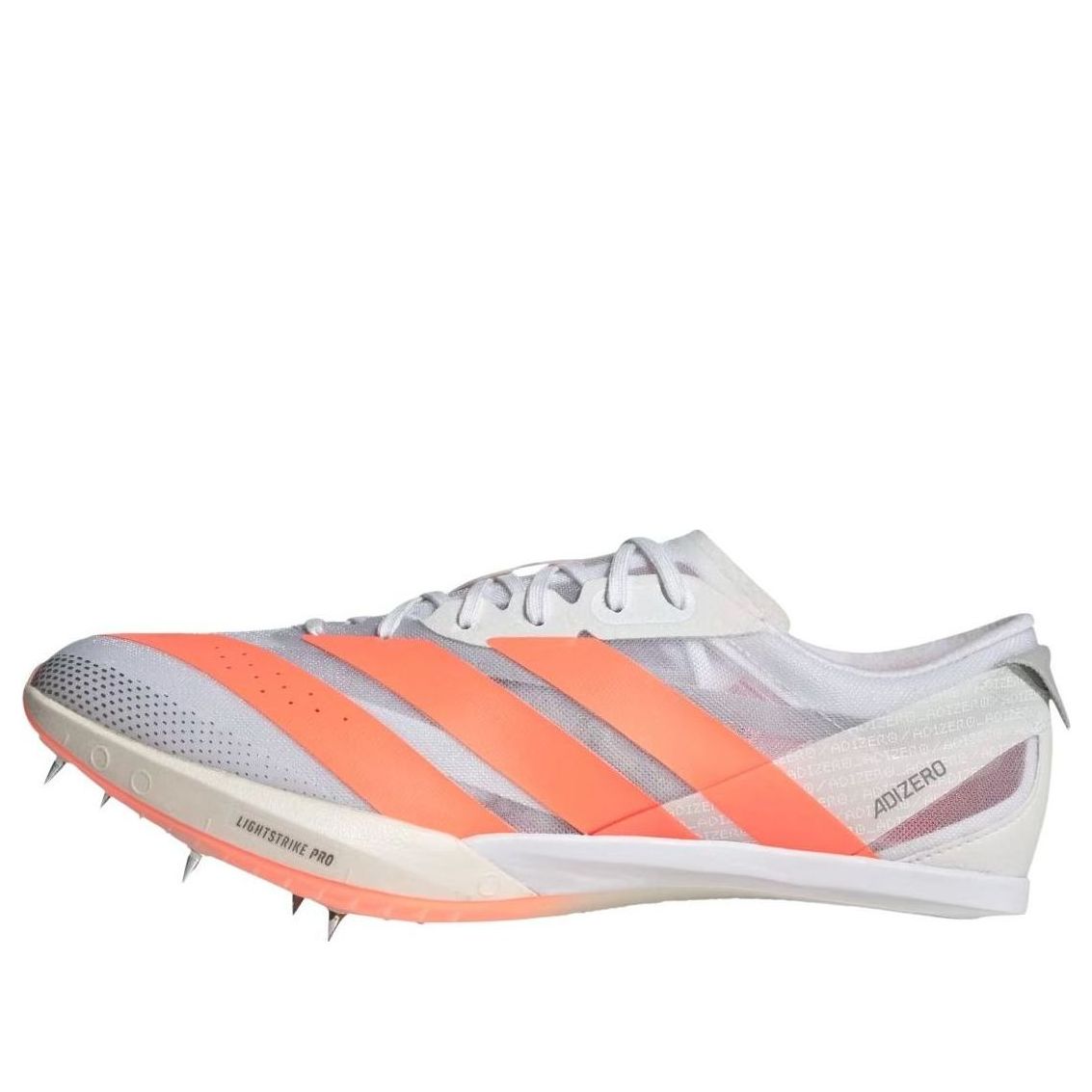 adidas Adizero Finesse Short Distance 'White Lucid Orange' JQ5932