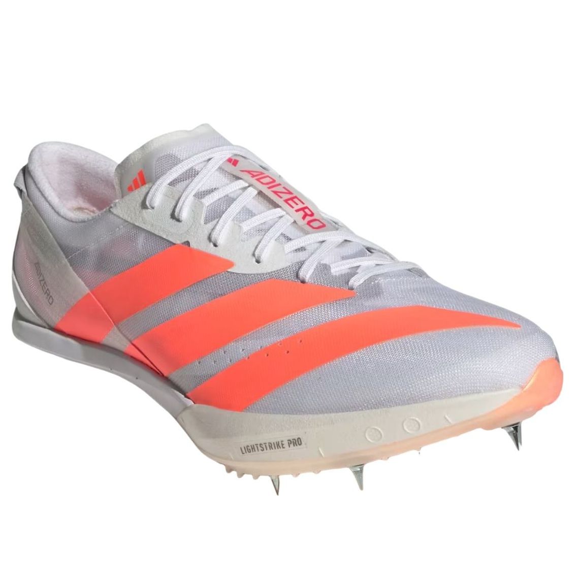 adidas Adizero Finesse Short Distance 'White Lucid Orange' JQ5932